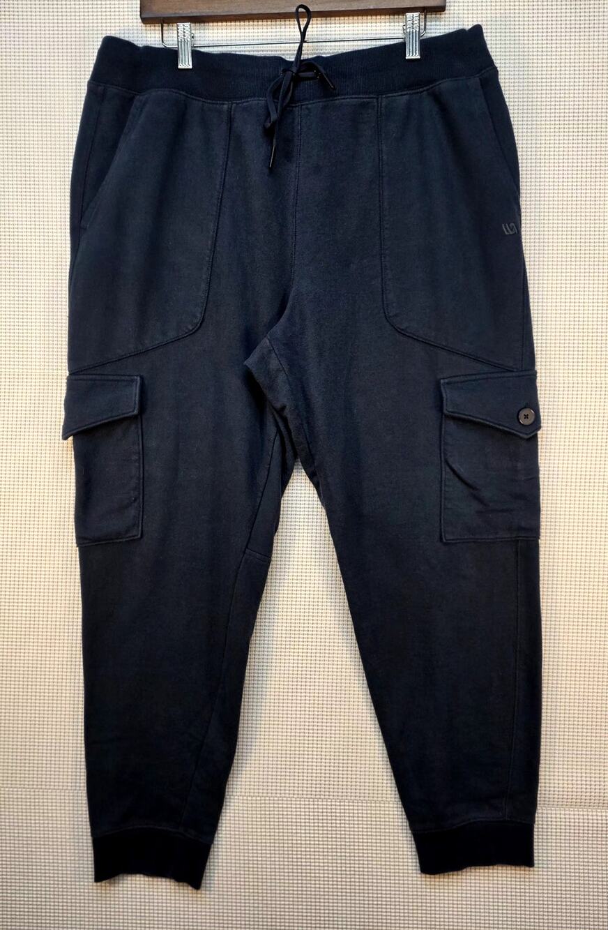 VRST Men's‎ Pinnacle Fleece Cargo Joggers Pants Soft Athletic Lounge Slim XL